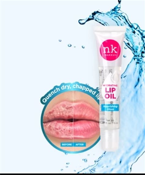 nk makeup hydrating lip oil.